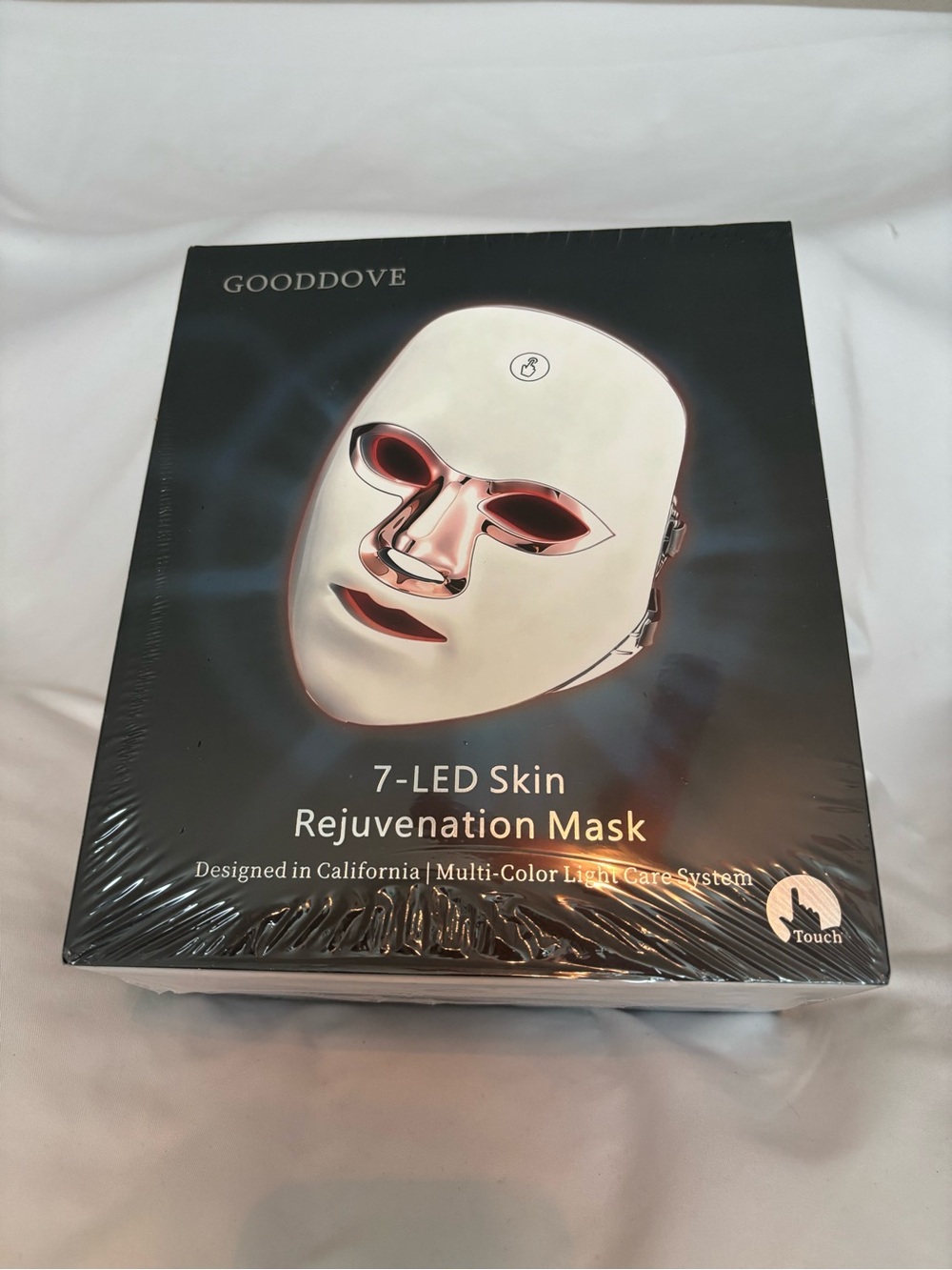 7-LED Skin Rejuvenation Mask - White
